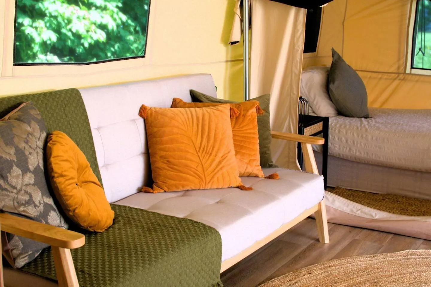 Glamping Bell Tent Village Nottingham