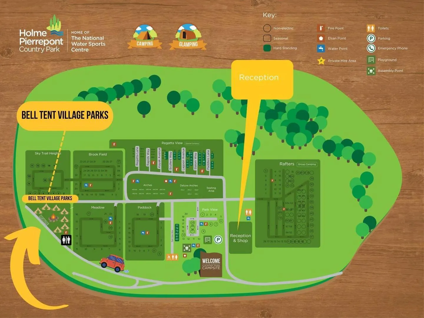 Glamping Bell Tent Village Nottingham