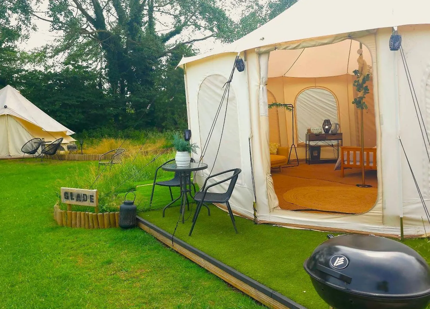 Glamping Bell Tent Village Nottingham