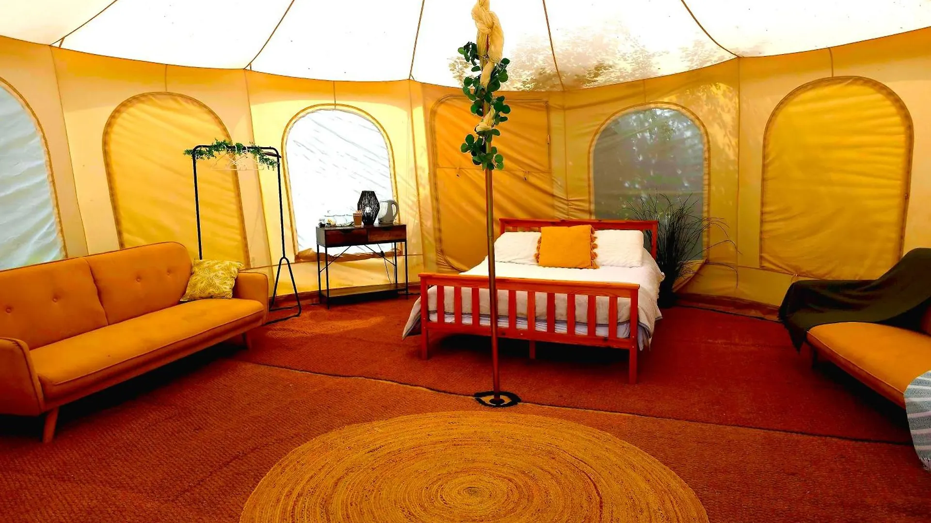 Glamping Bell Tent Village Nottingham
