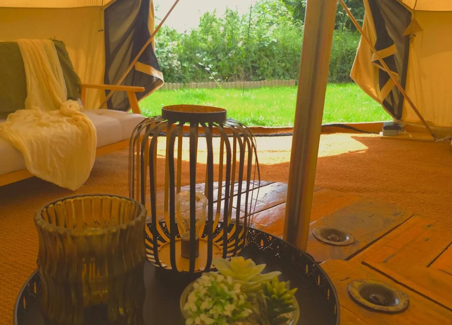 Glamping Bell Tent Village Nottingham