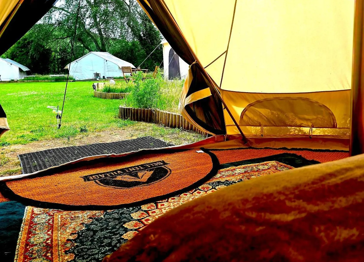 Glamping Bell Tent Village Nottingham