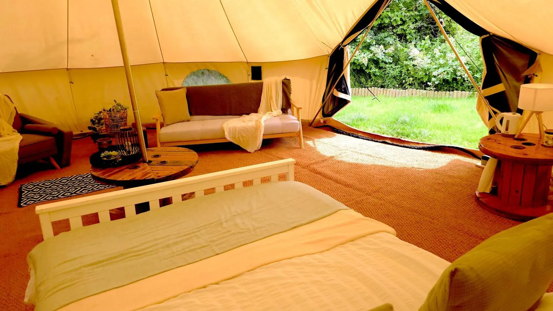 Glamping Bell Tent Village Nottingham